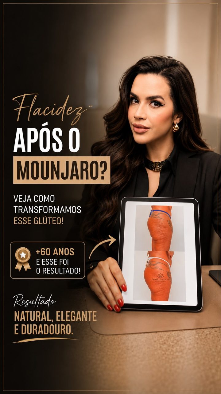Flacidez depois de caneta emagrecedora